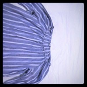 Striped Blue and white top